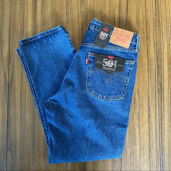 Levi’s 501 high rise cropped straight jeans - Picture 5 of 11